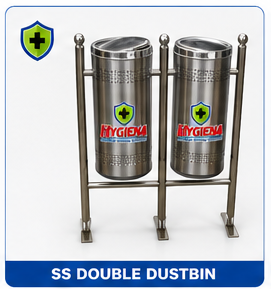 SS Double Dustbin